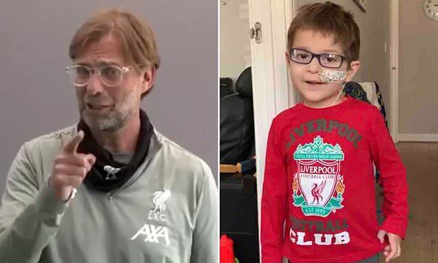 Klopp Kirim Pesan Menyentuh Untuk Bocah Kanker