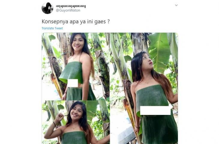 Gadis Ini Viral 'FOTO' Dikebun Pisang, Dianggap Lagi Cosplay Jadi Lemper !