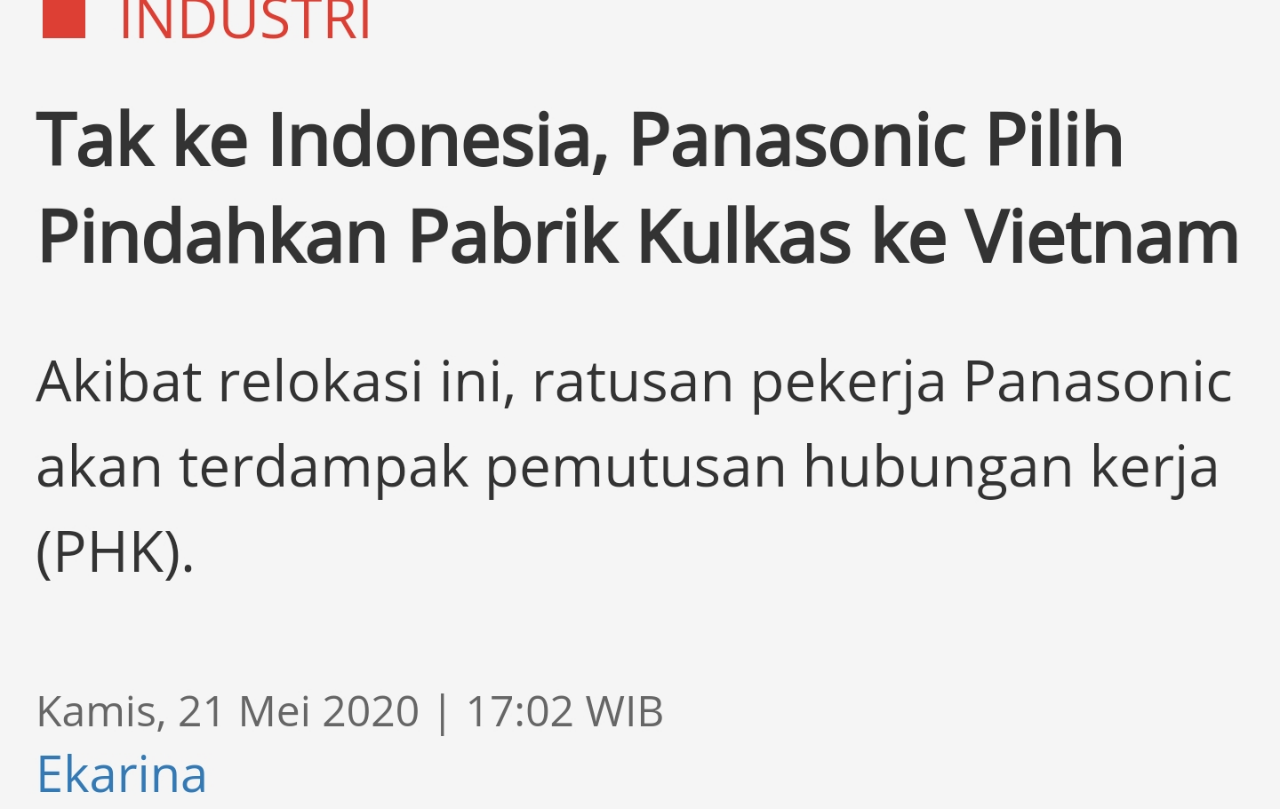 RI Siap Sambut 150 Perusahaan yg Mau Cabut dari China, Omnibus Law Ditunggu Investor 