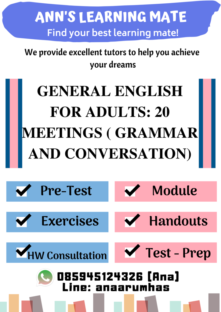 Ann's Learning Mate (Les Privat JABODETABEK) Online dan Offline