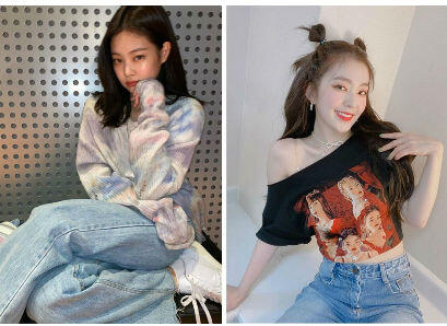 Akrab Banget, Ini Adu Riasan Jennie Blackpink Vs Irene Red Velvet