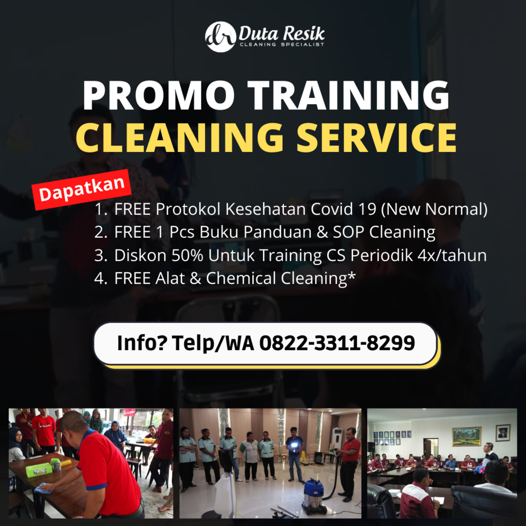 PROMO Training Cleaning Service Dari Dutaresik.com