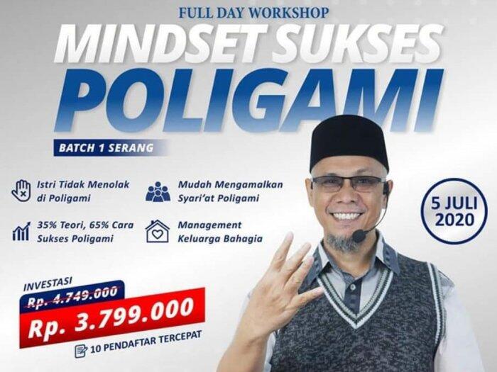 Heboh Poster Workshop Poligami Sukses, Bayarannya Rp4 Juta