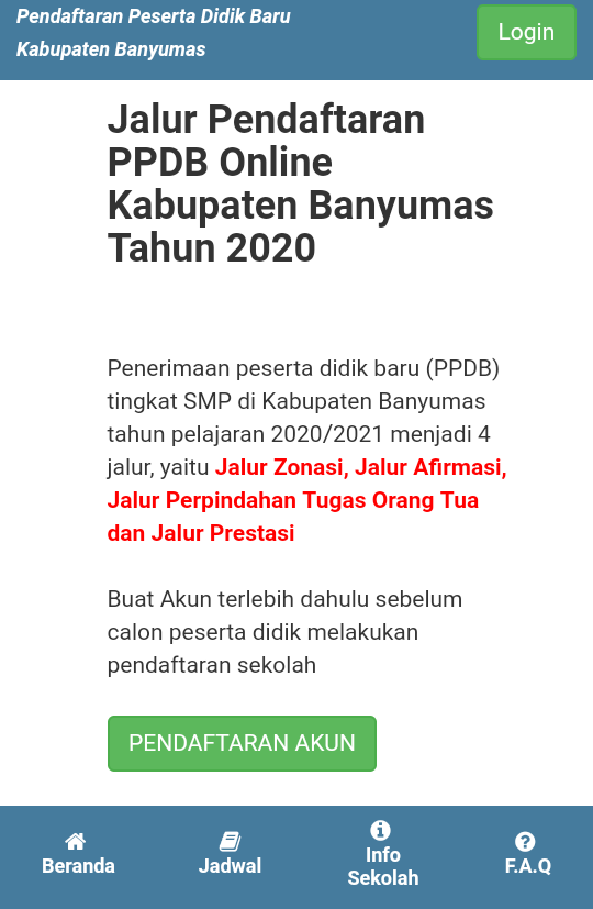 Cara Pendaftaran Online PPDB 2020