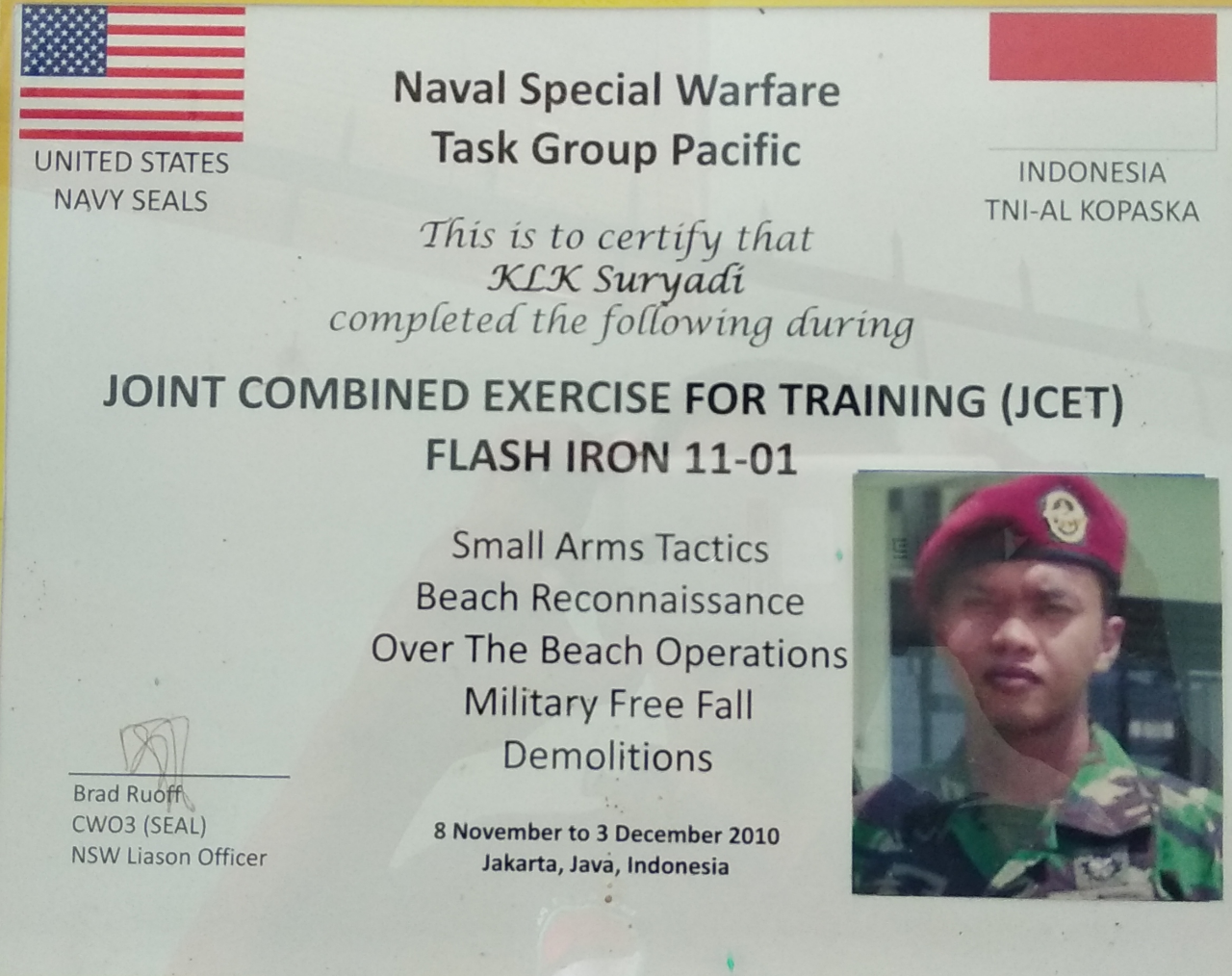 Ketum LPLH TN Ngopi Bareng Bersama Frogman Indonesian Navy Seals