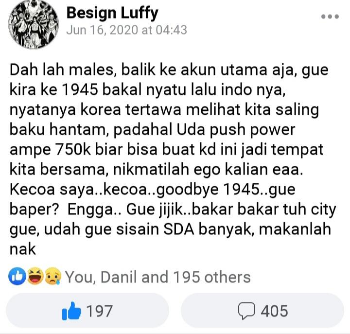 Projects 1945 ! Ketika Ekspektasi Tidak Sesuai Reality. Ribuan Player Mode Baper !