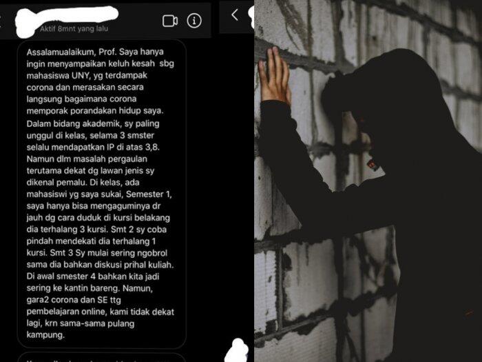Cintanya Kandas Gegara Corona, Mahasiswa UNY Curhat ke Rektor Akui Hatinya Hancur