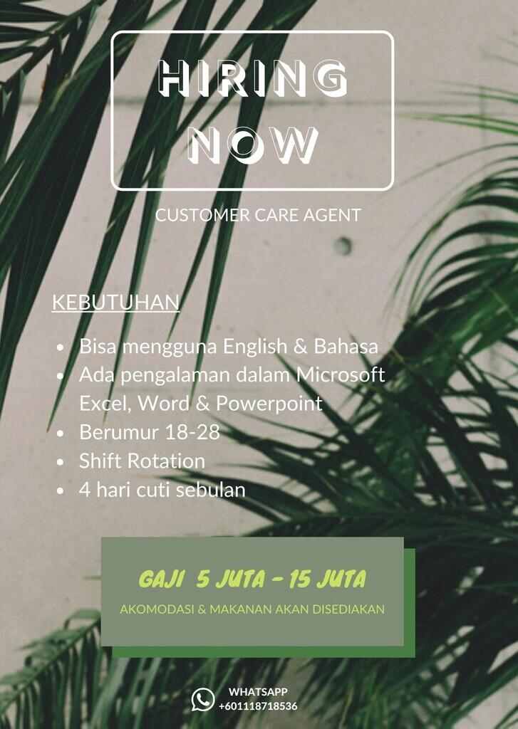 Info loker di Sihanoukville. WhatsApp Sekarang +601118718536
