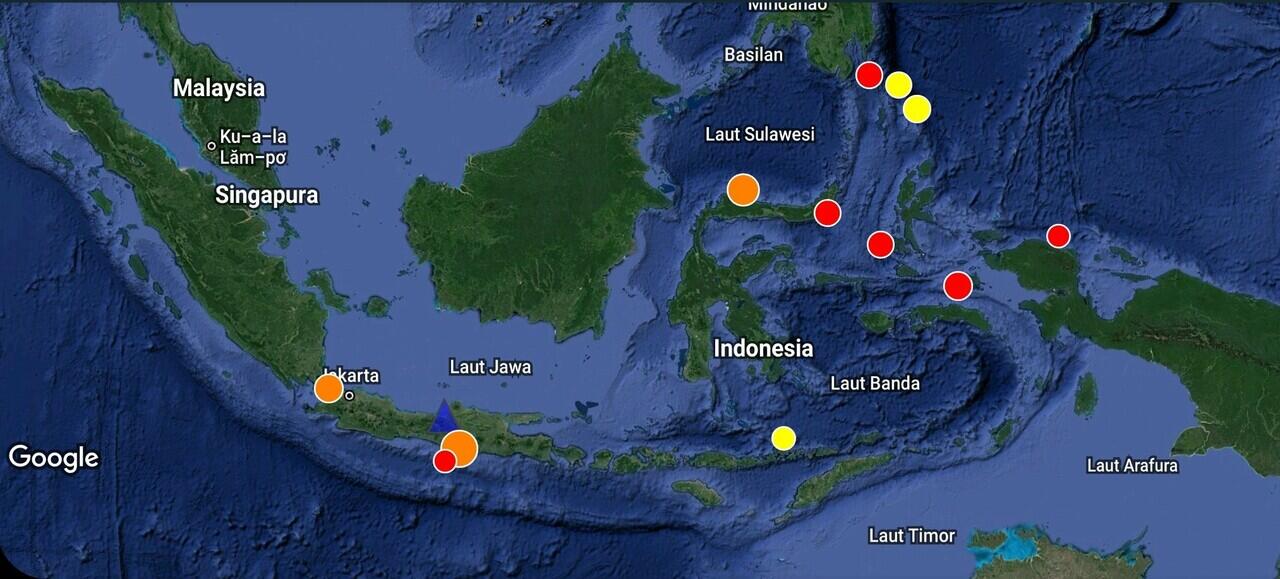 Gempa di pacitan tadi malam, kagetkan warga yang sedang lelap
