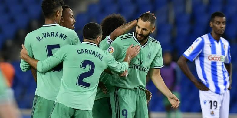 Hasil pertandingan Real Sociedad vs Real Madrid