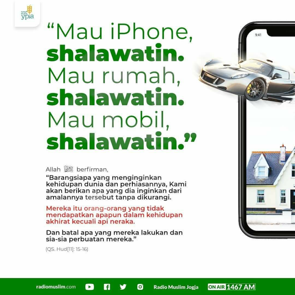 Mau Iphone, Shalawatin...