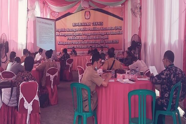 Cegah Penyimpangan, KPU PALI Gelar Bimtek Keuangan