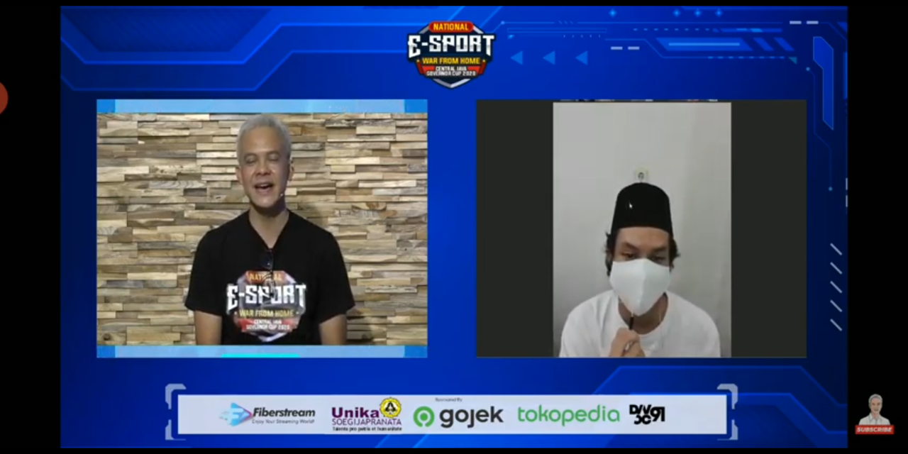 Kocak! Ganjar Pranowo Kena Prank Anaknya Mabar Mobile Legend