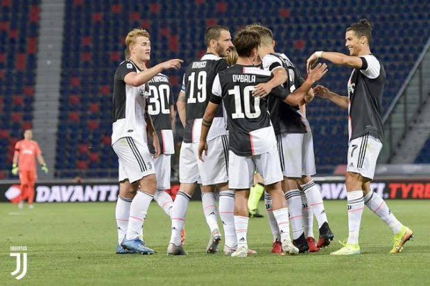 Bologna VS Juventus. Gol Indah Paluo Dybala Bawa Si Nyonya Tua Menang Atas Tuan Rumah