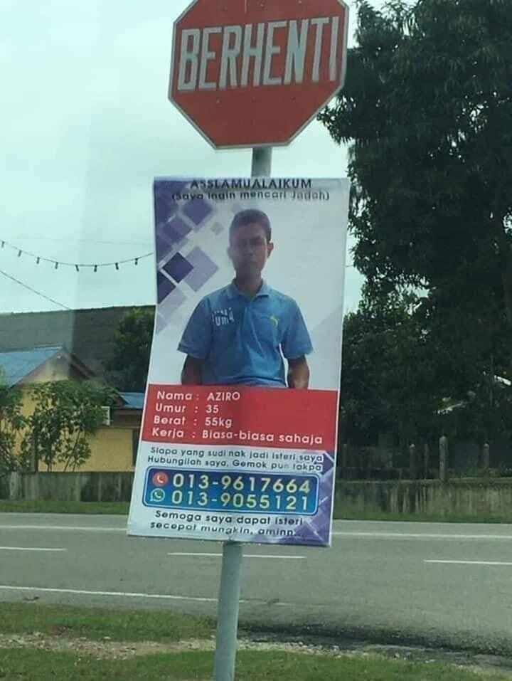 Boleh Dicoba, Lelaki Ini Sukses Dapat Calon Istri Berkat Spanduk Cari Jodoh