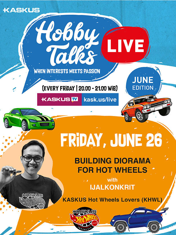 Kalian Kolektor Hot Wheels? Gabung ke HOBBY TALKS LIVE di KASKUS TV, Yuk!