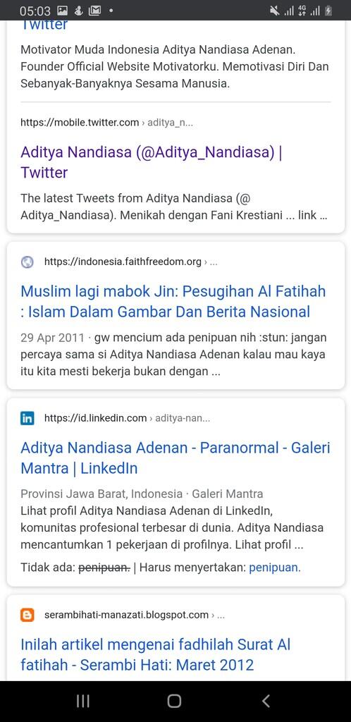 PENIPUAN ADITYA NANDIASA ADENAN LAHIR DI JAKARTA PUSAT ( PARANORMAL GADUNGAN)