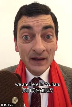 Mr Bean Tiba-Tiba Hadir Dan Menghibur Wuhan-China, Katanya Sudah Pensi?