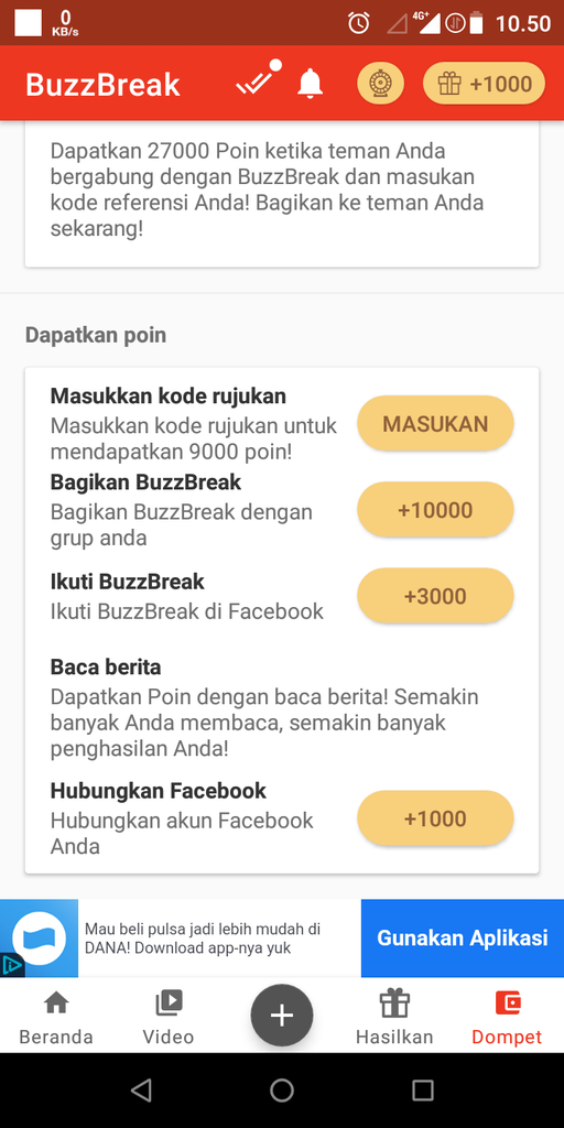 Menghasilkan uang dari internet bermodal HP android 