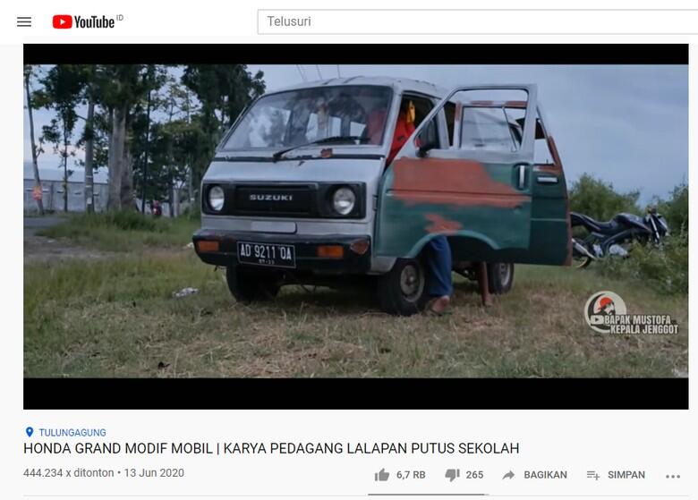 Lagi, Mobil Dimodifikasi Menggunakan Mesin Motor