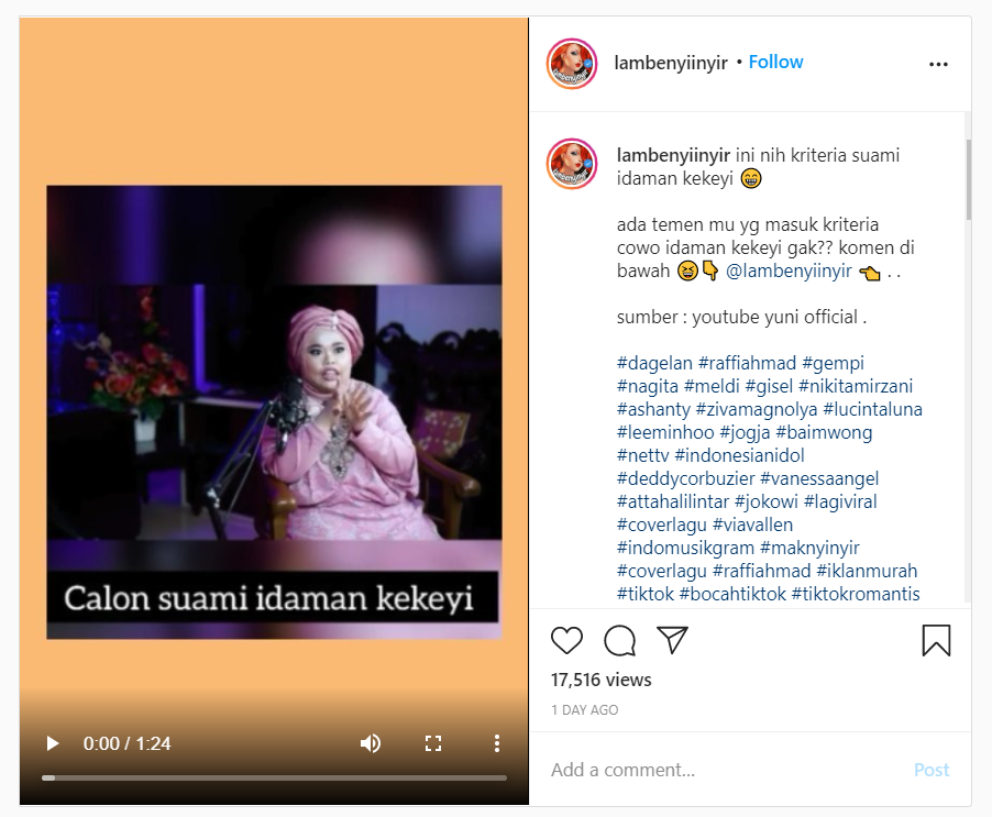 Gaes! Ini Kriteria Pria Idaman Rahmawati Kekeyi