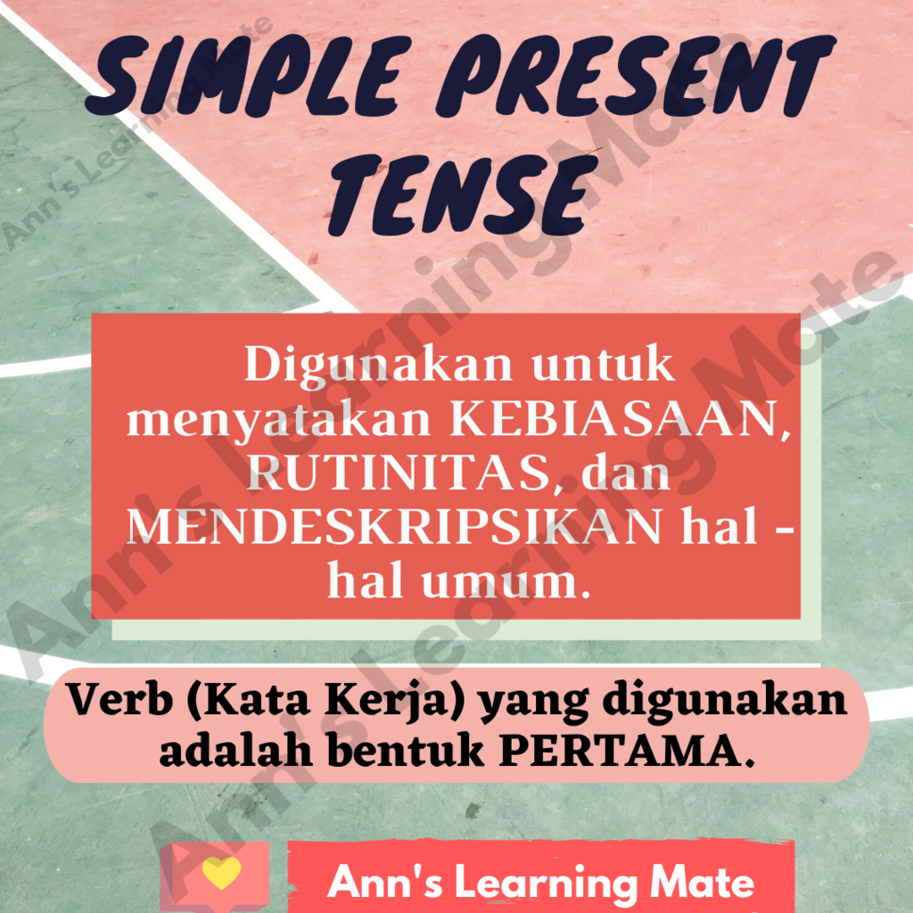 Simple Present Tense oleh Ann's Learning Mate