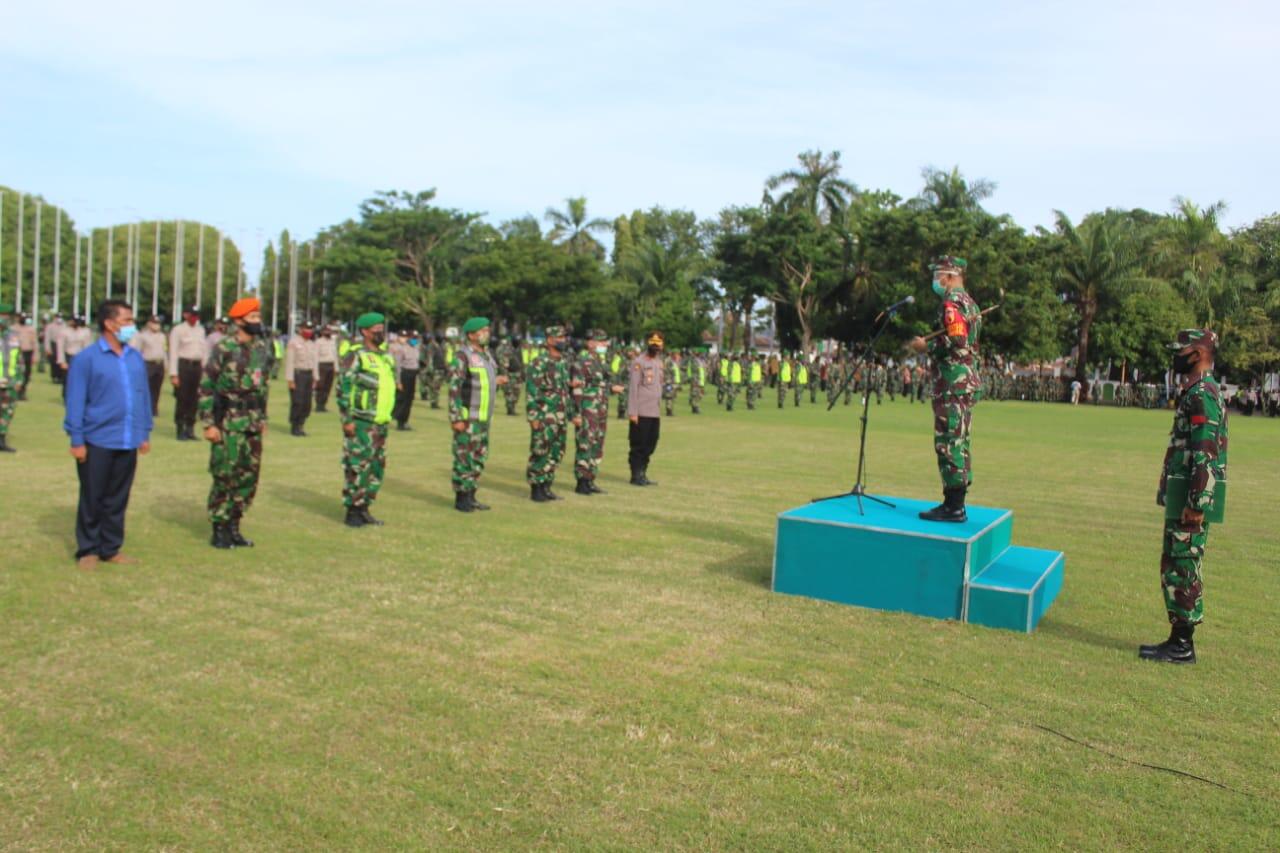 Persiapan Kunjungan RI 1, Lanal Banyuwangi Laksanakan Apel Gelar Pasukan Pam VVIP