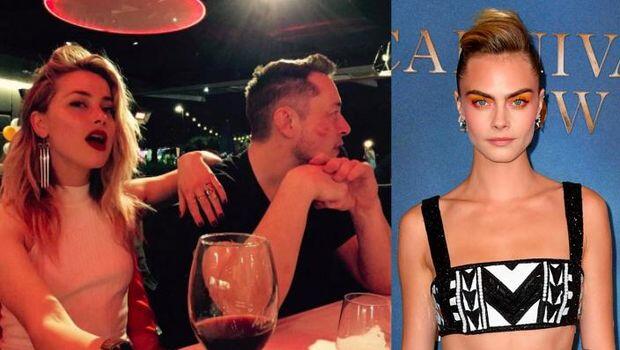 Elon Musk Dituding Pernah Threesome dengan Amber Heard dan Cara Delevingne