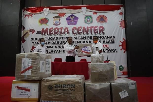 Gugus Tugas Covid-19 Maluku Utara Terima Mesin PCR Set dari BNPB