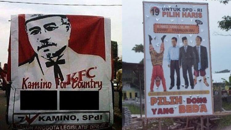 Baliho - Baliho Unik yang Pernah Ada di Indonesia