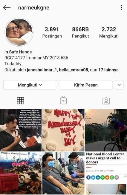 Engku Emran Ganti Profil dan Unfollow Instagram Laudya Cynthia Bella