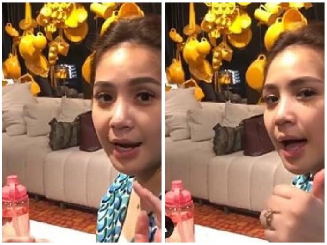 Kelihatannya Biasa, Netizen Syok Begitu Tahu Harga Botol Minum Nagita Slavina