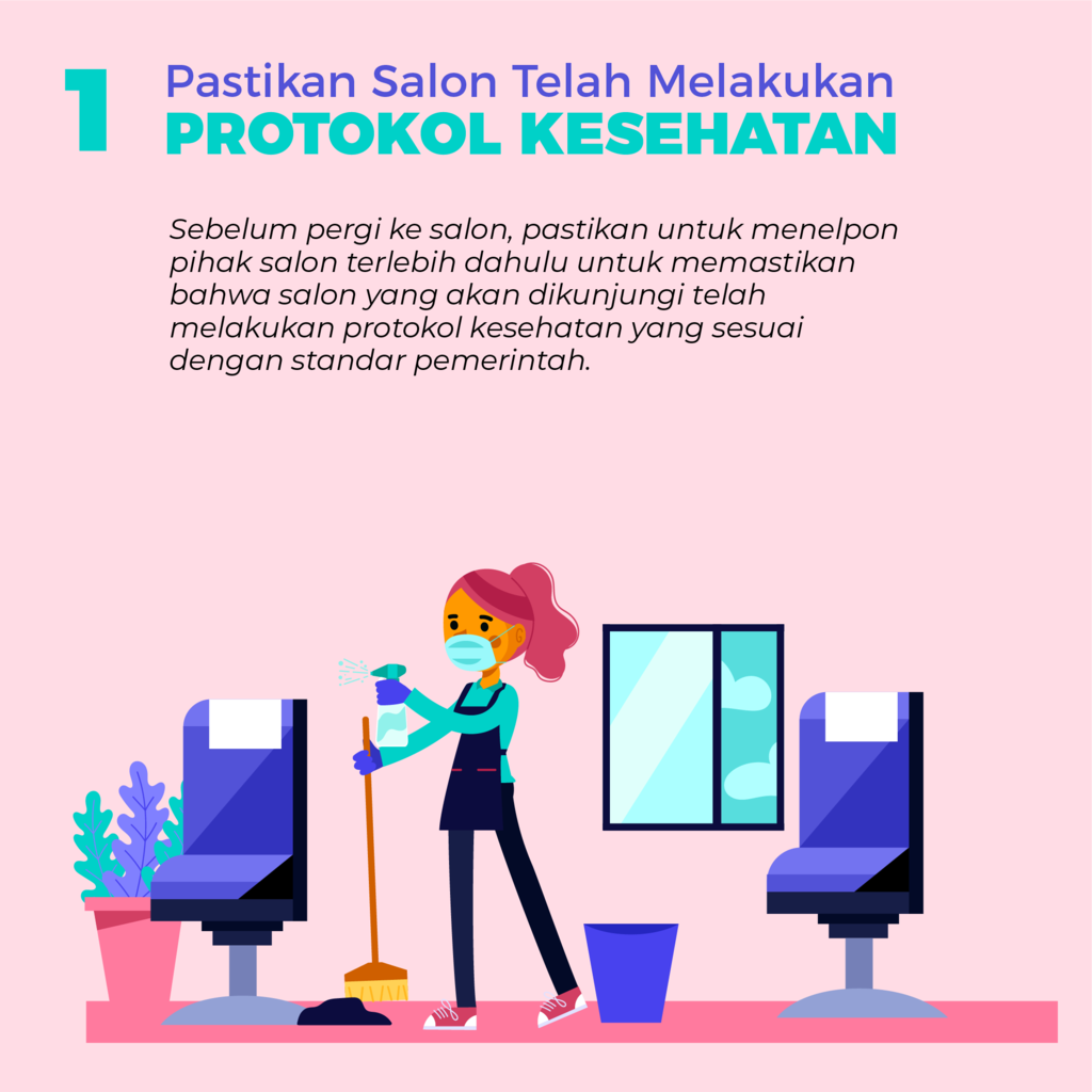 Prosedur Aman ke Salon Selama New Normal