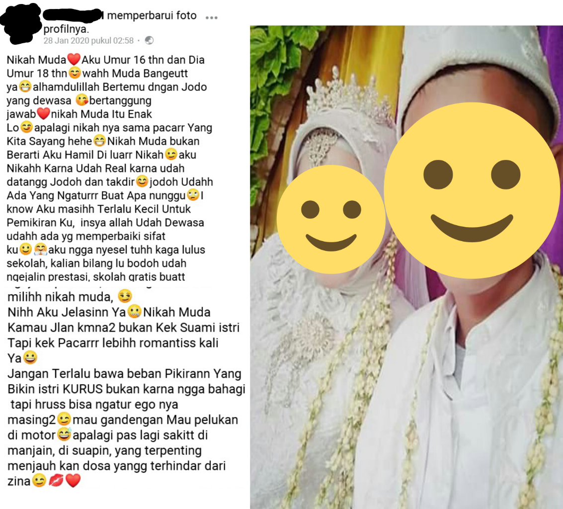 Viral! Gadis 16 Tahun Ini Memilih Menikah Ketimbang Melanjutkan Sekolah