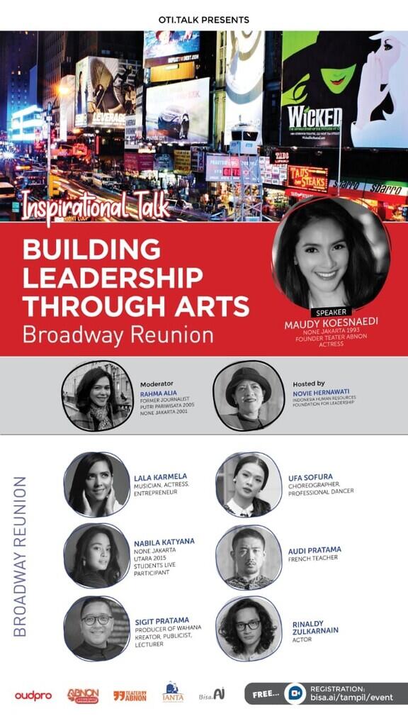 Inspirational Talk: Building Leadership Through Arts - Broadway Reunion