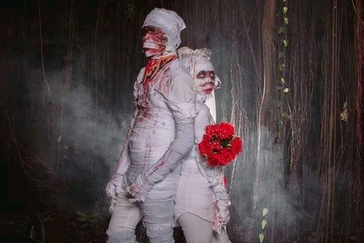 Pernikahan Busana Creepy Banyak Tuai Hujatan Negatif dari Netizen