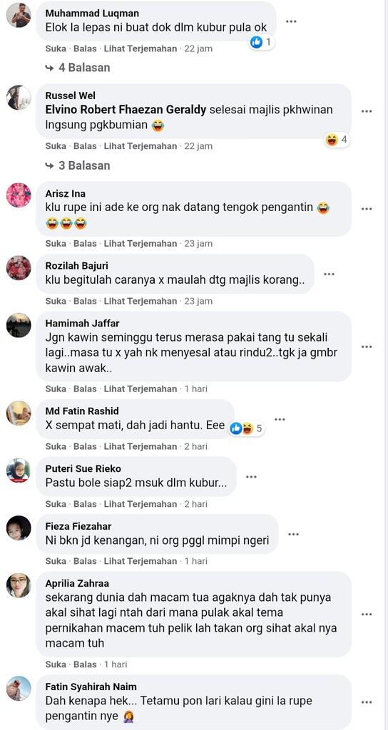 Pernikahan Busana Creepy Banyak Tuai Hujatan Negatif dari Netizen