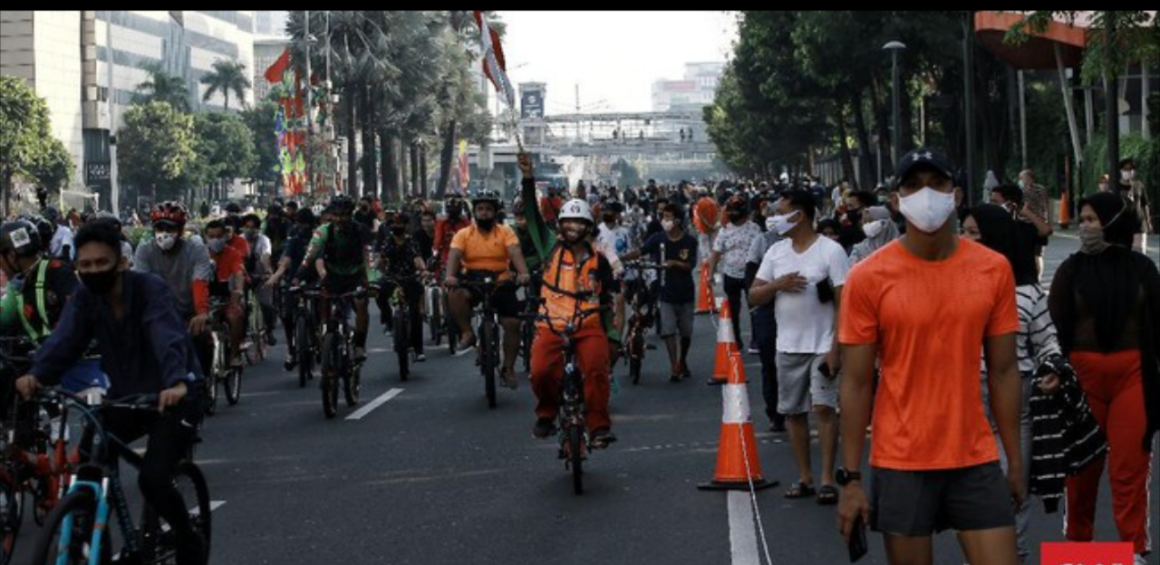 CFD di Thamrin-Sudirman Ditiadakan, Eh Anies Bikin Lagi di 32 Lokasi Lain