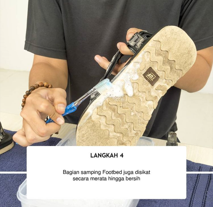 Bagaimana cara mencuci sandal sepatu ala TUF Footwear?