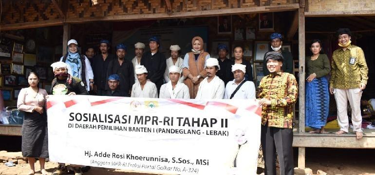 Adde Rosi Kunjungi Desa Kanekes, Ini Tiga Permintaan Suku Baduy