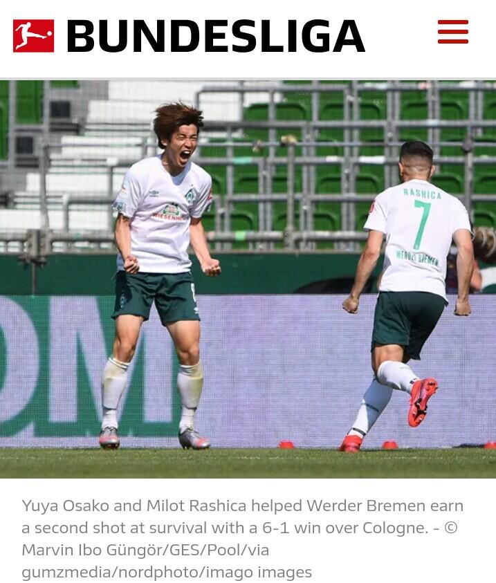 Urusan Ini, Werder Bremen Sejajar Tiga Besar Bundesliga
