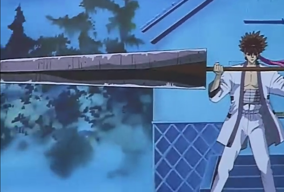 5 pedang Anime Berukuran Jumbo, (kok Kuat Banget Ngangkatnya ?)