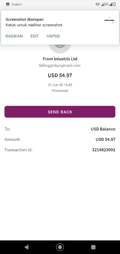 Hasil Trading Di Olmyptrade Cara Dapatkan Uang Online