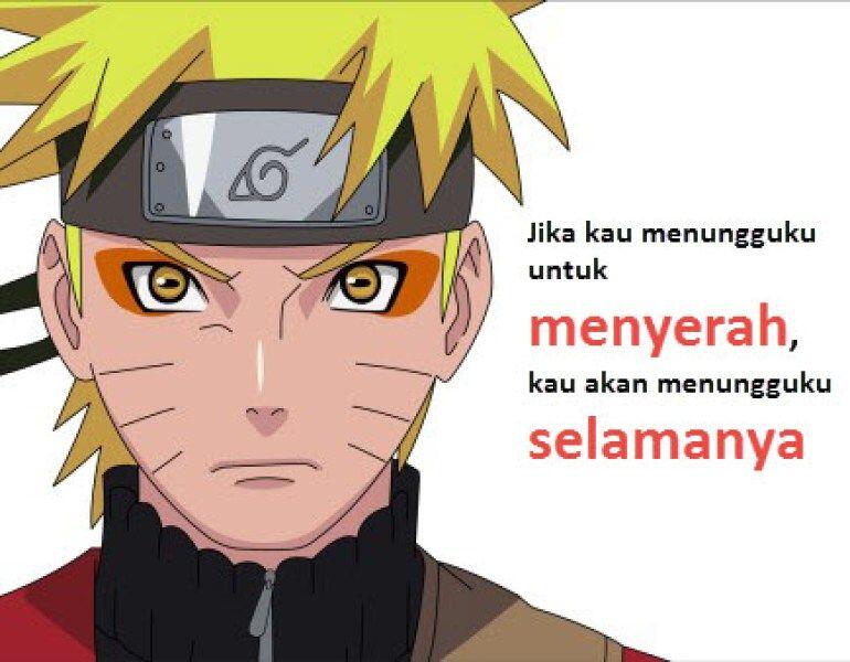 Kata-kata bijak dalam anime boruto-naruto.Bikin semangat !