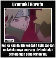 Kata-kata bijak dalam anime boruto-naruto.Bikin semangat !