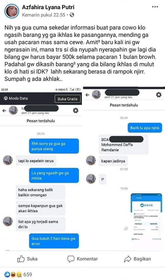 Viral Cowok Meminta Ganti Rugi Karena Diputusin. Kenyataannya...