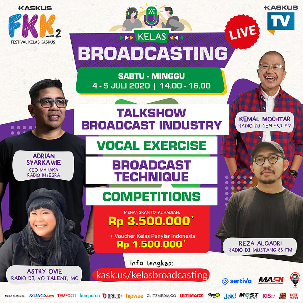 #FestivalKelasKaskus Vol 2 : Kelas Broadcasting