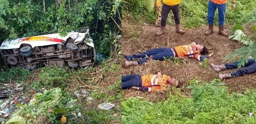 Bus Karyawan Perusahaan Tambang di Kutim Jatuh ke Jurang