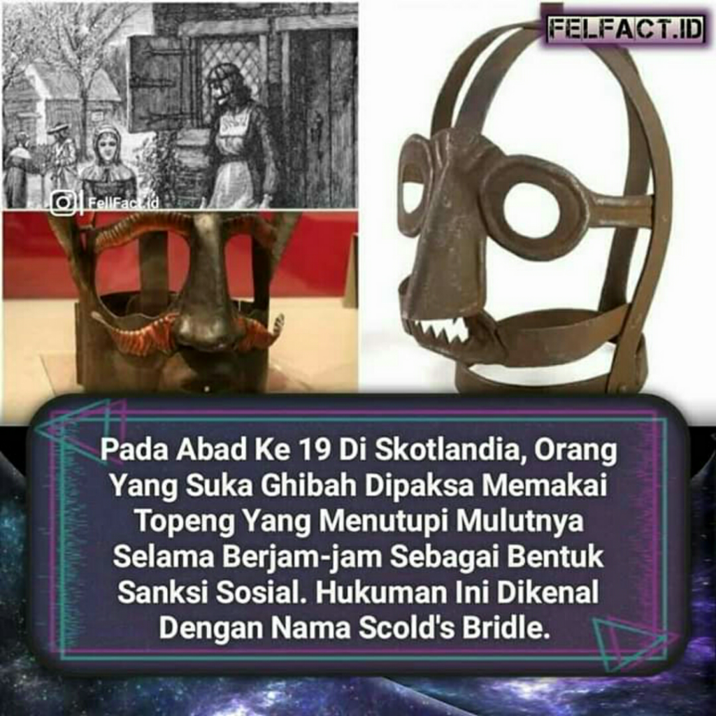 Scold's Bridle, Alat Kekang Kepala Sebagai Hukuman Tukang Gossip!