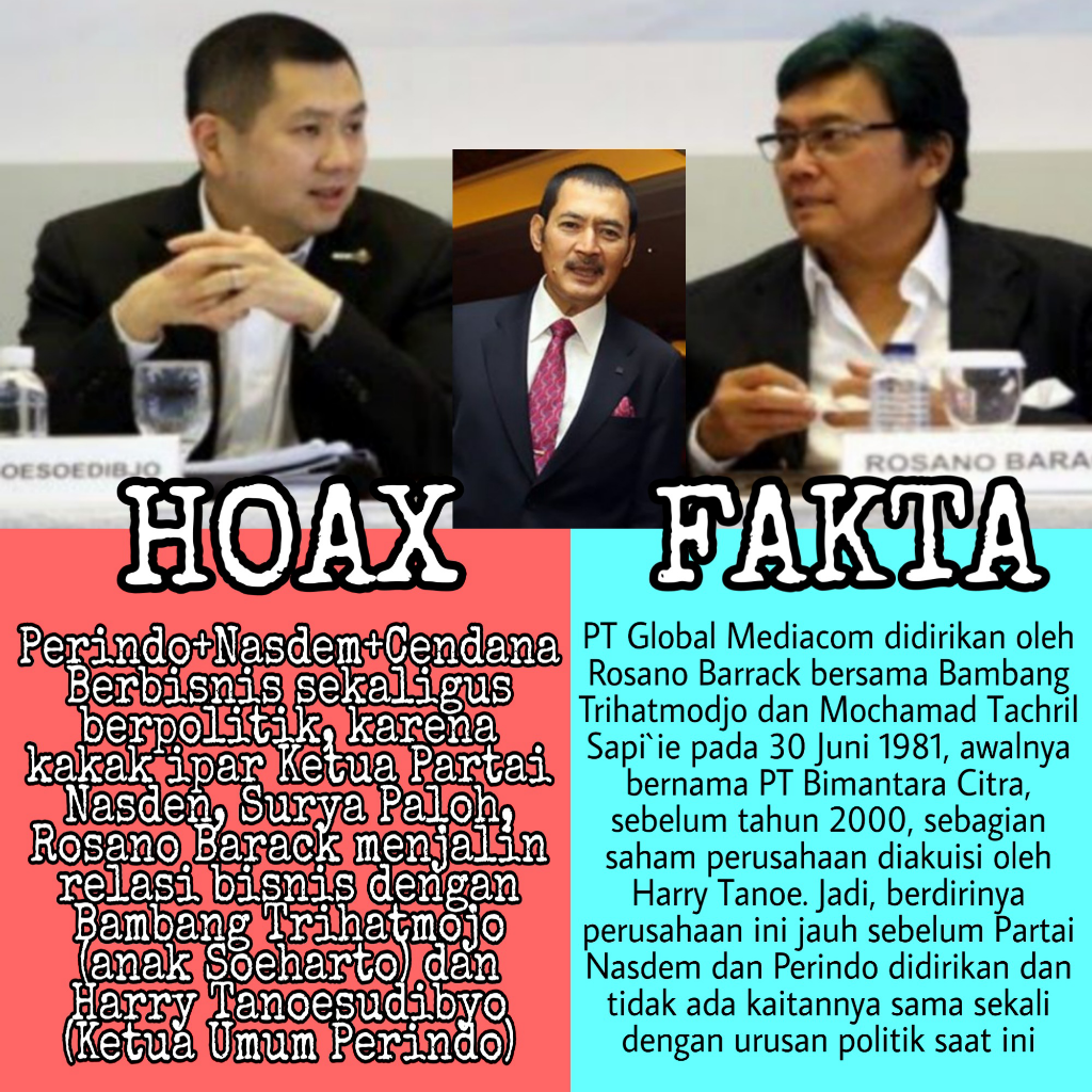 &#91;HOAX VS FAKTA&#93; Penelurusan Isu Partai Nasdem Diisukan Dekat Dengan Mafia Migas